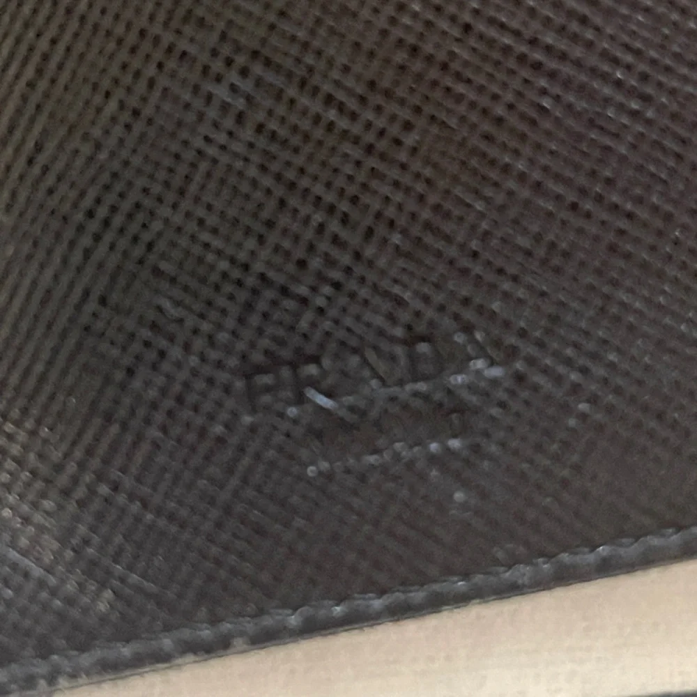 Sold!   ❌ Prada nylon wallet black bifold authentic leather - Picture 12 of 16